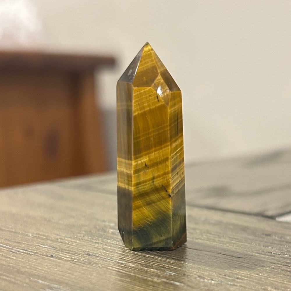 Polished Tiger's Eye Crystal Point - listings price PER tower